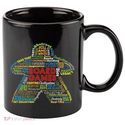 Board Game Mechanics 11oz C Handle Ceramic Mug