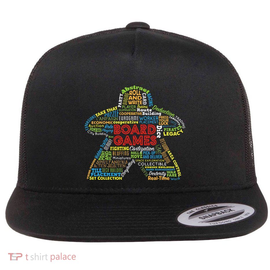 Board Game Mechanics Flatbill Hat