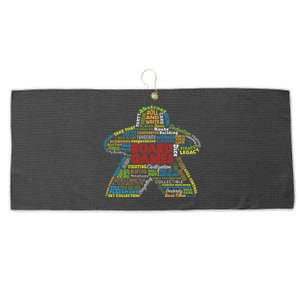 Board Game Mechanics Large Microfiber Waffle Golf Towel