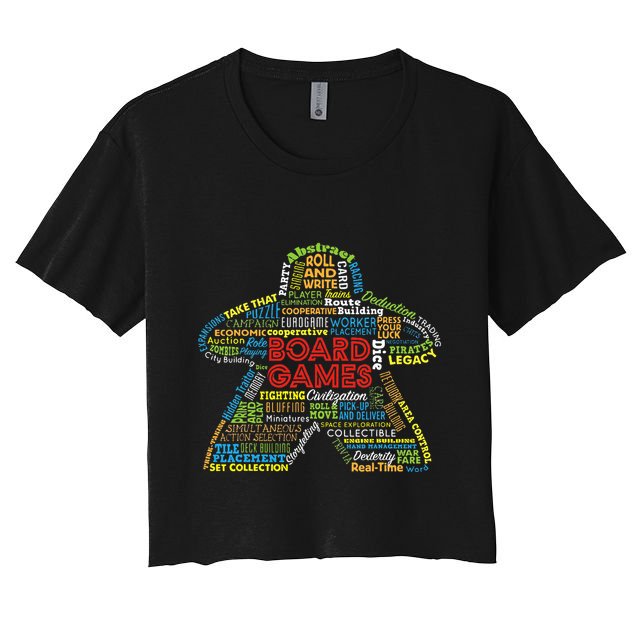 Board Game Mechanics Crop Top