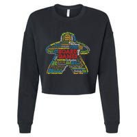 Board Game Mechanics Cropped Pullover Crew