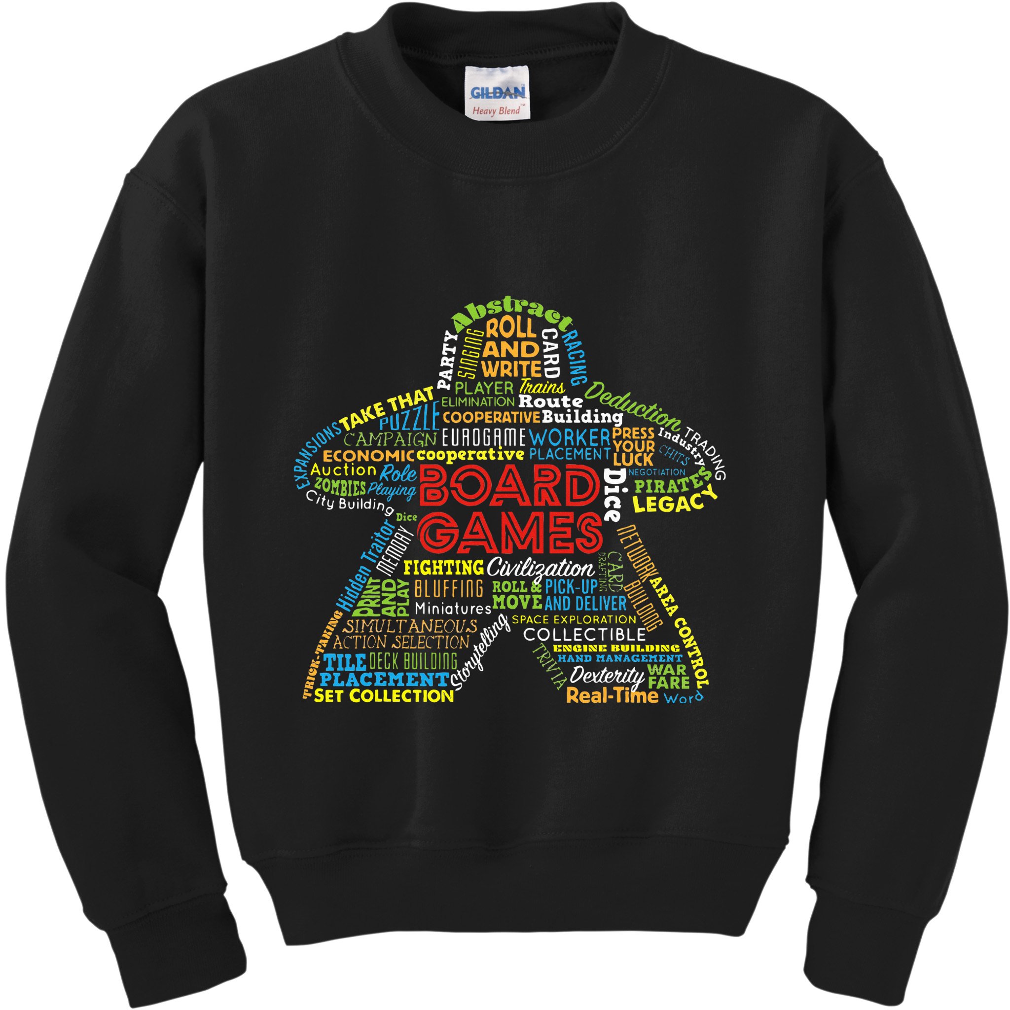 Board Game Mechanics Kids Sweatshirt