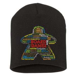 Board Game Mechanics Short Acrylic Beanie