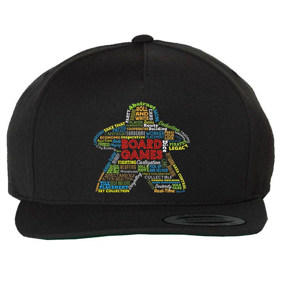 Board Game Mechanics Wool Snapback Cap