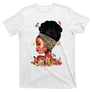 Black Girl Magic Afro Melanin Queen African American Women T-Shirt