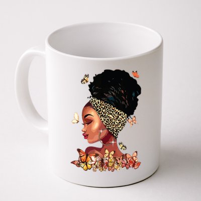 Black Girl Magic Afro Melanin Queen African American Women Coffee Mug