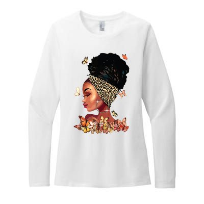 Black Girl Magic Afro Melanin Queen African American Women Womens CVC Long Sleeve Shirt