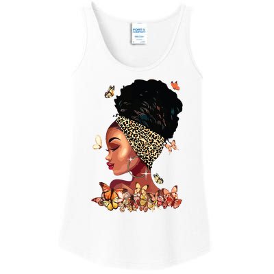 Black Girl Magic Afro Melanin Queen African American Women Ladies Essential Tank