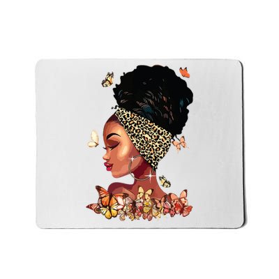 Black Girl Magic Afro Melanin Queen African American Women Mousepad