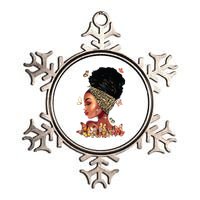 Black Girl Magic Afro Melanin Queen African American Women Metallic Star Ornament