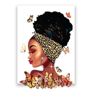 Black Girl Magic Afro Melanin Queen African American Women Poster