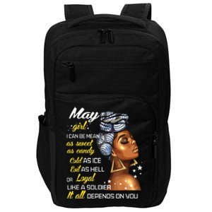 Birthday Gift May Girl Taurus Gemini Women Impact Tech Backpack