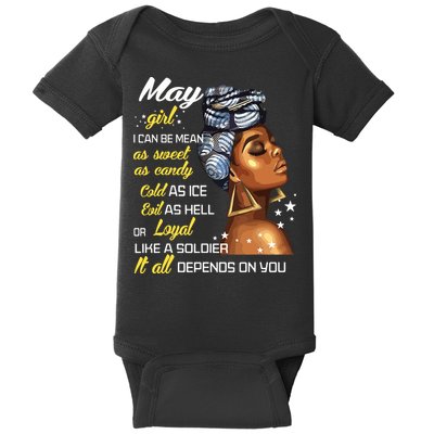 Birthday Gift May Girl Taurus Gemini Women Baby Bodysuit