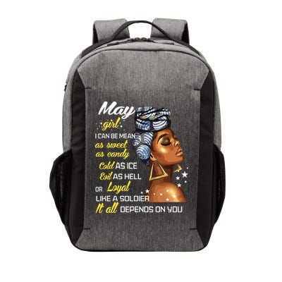 Birthday Gift May Girl Taurus Gemini Women Vector Backpack
