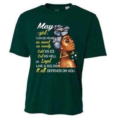 Birthday Gift May Girl Taurus Gemini Women Cooling Performance Crew T-Shirt