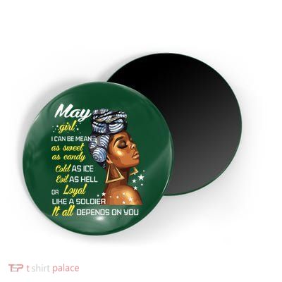 Birthday Gift May Girl Taurus Gemini Women Magnet