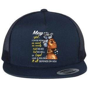 Birthday Gift May Girl Taurus Gemini Women Flat Bill Trucker Hat