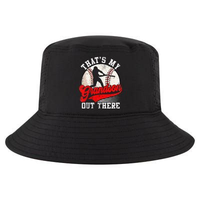 Baseball Grandma Mothers Day Thats My Grandson Out There Cool Comfort Performance Bucket Hat