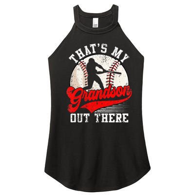 Baseball Grandma Mothers Day Thats My Grandson Out There Women’s Perfect Tri Rocker Tank