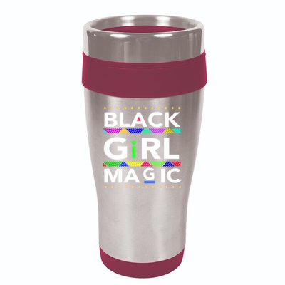 Black Girl Magic Melanin Black Queen Meaningful Gift 16oz Travel Tumbler