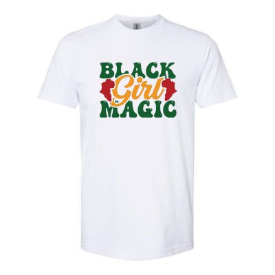 Black Girl Magic For Black History Month Softstyle CVC T-Shirt