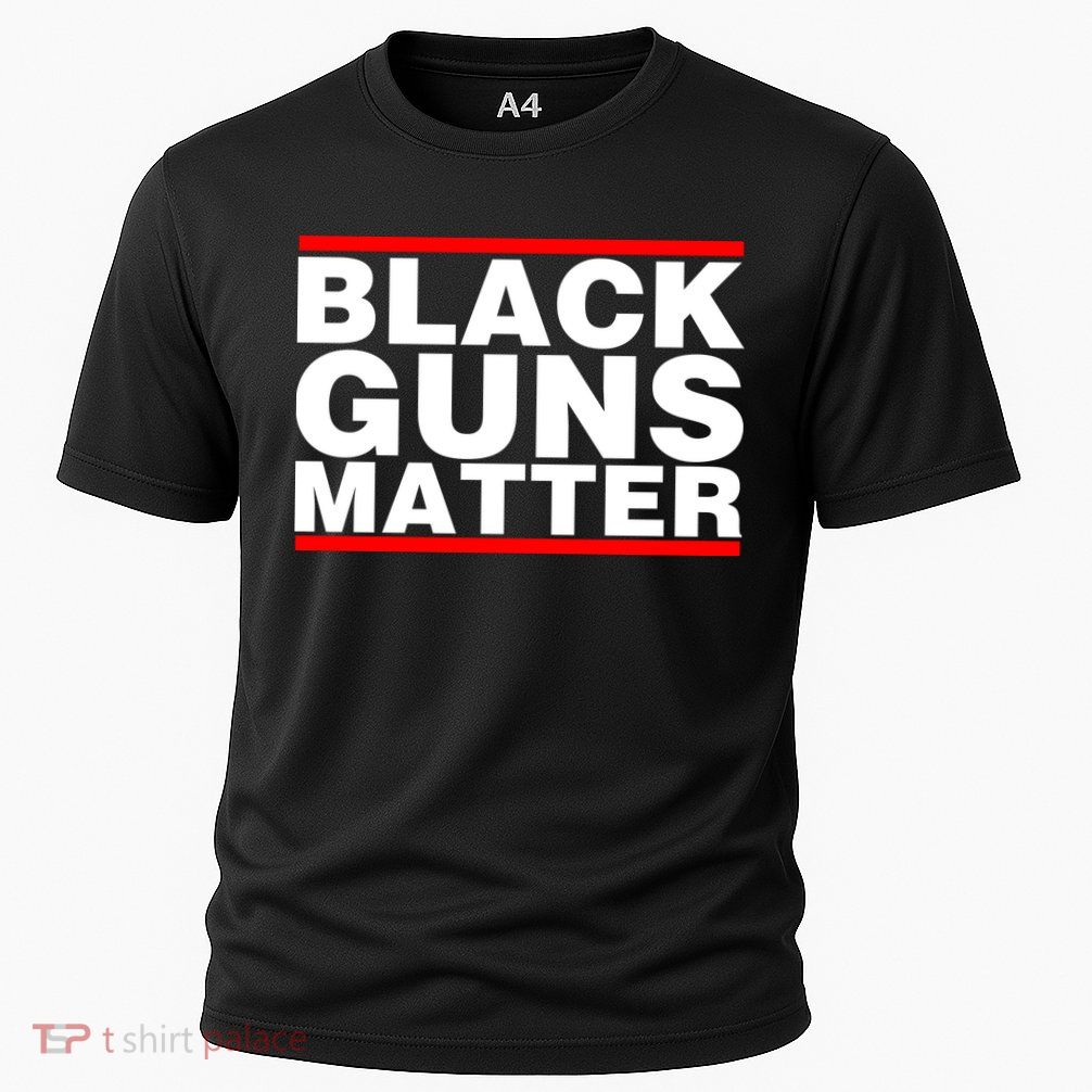 Black Guns Matter Shirt Gift For Gun Owner Performance Shirt