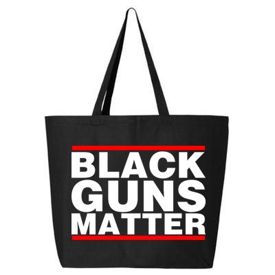 Black Guns Matter Shirt Gift For Gun Owner 25L Jumbo Tote