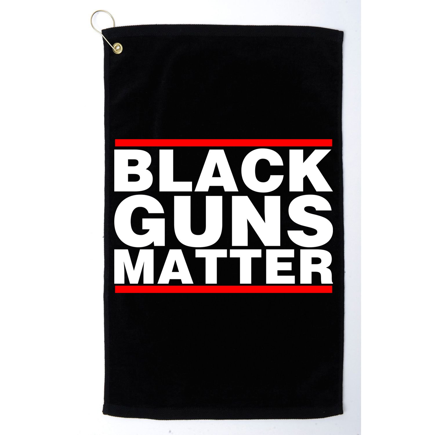 Black Guns Matter Shirt Gift For Gun Owner Golf Towel