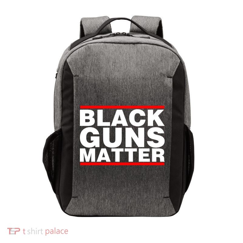 Black Guns Matter Shirt Gift For Gun Owner Vector Backpack