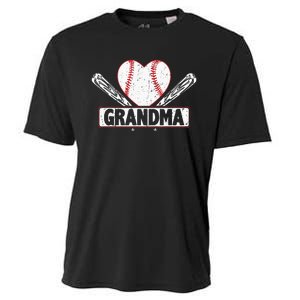 Baseball Grandma Matching Family funny Baseball Lover Cooling Performance Crew T-Shirt