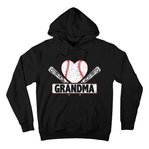 Baseball Grandma Matching Family funny Baseball Lover Hoodie