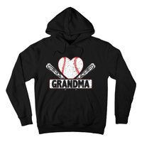 Baseball Grandma Matching Family funny Baseball Lover Hoodie