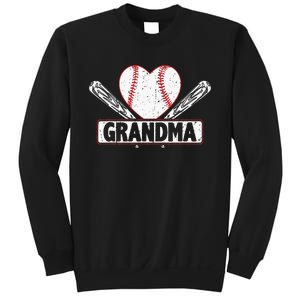 Baseball Grandma Matching Family funny Baseball Lover Sweatshirt