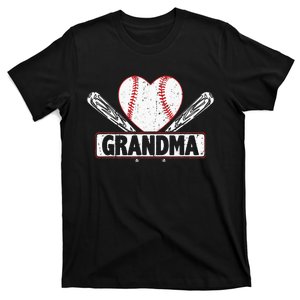 Baseball Grandma Matching Family funny Baseball Lover T-Shirt