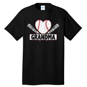 Baseball Grandma Matching Family funny Baseball Lover Tall T-Shirt