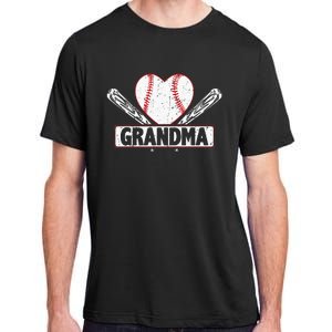 Baseball Grandma Matching Family funny Baseball Lover Adult ChromaSoft Performance T-Shirt