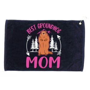 Best Groundhog Mom Ever Marmot Groundhog Mom Grommeted Golf Towel