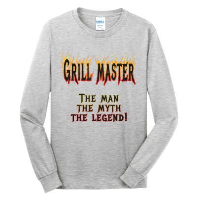 BBQ Grill Masters Meat Smokers Barbecue Chef Tall Long Sleeve T-Shirt