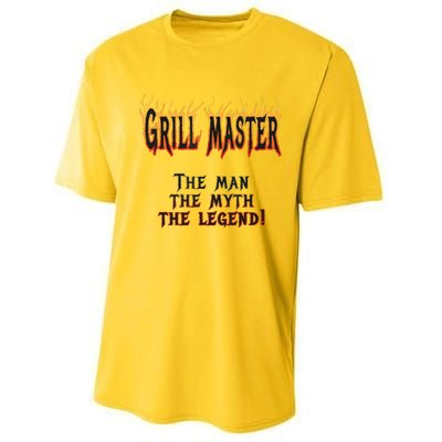 BBQ Grill Masters Meat Smokers Barbecue Chef Performance Sprint T-Shirt