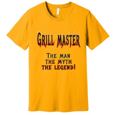 BBQ Grill Masters Meat Smokers Barbecue Chef Premium T-Shirt