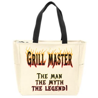 BBQ Grill Masters Meat Smokers Barbecue Chef Zip Tote Bag