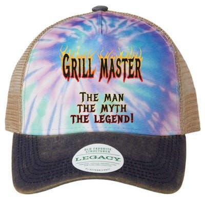 BBQ Grill Masters Meat Smokers Barbecue Chef Legacy Tie Dye Trucker Hat