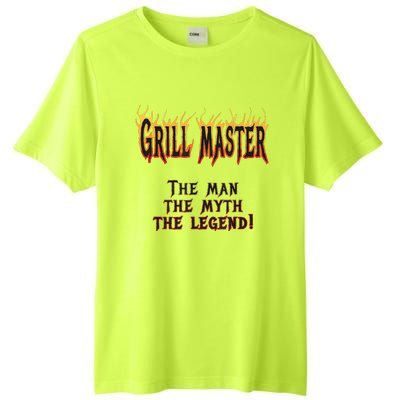 BBQ Grill Masters Meat Smokers Barbecue Chef Tall Fusion ChromaSoft Performance T-Shirt