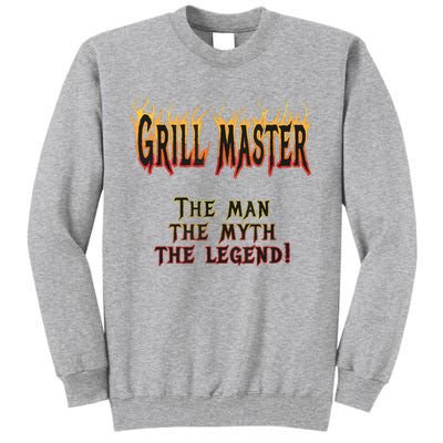 BBQ Grill Masters Meat Smokers Barbecue Chef Tall Sweatshirt