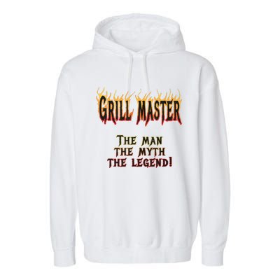 BBQ Grill Masters Meat Smokers Barbecue Chef Garment-Dyed Fleece Hoodie