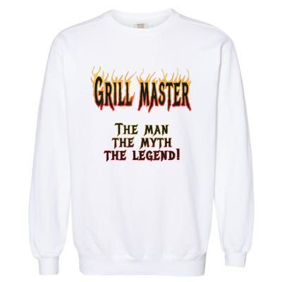 BBQ Grill Masters Meat Smokers Barbecue Chef Garment-Dyed Sweatshirt