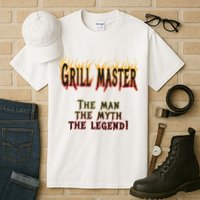 BBQ Grill Masters Meat Smokers Barbecue Chef Tall T-Shirt