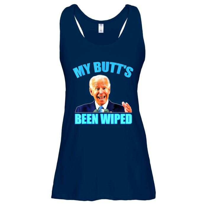 Biden Gaffe My Butts Been Wiped Anti Biden Ladies Essential Flowy Tank