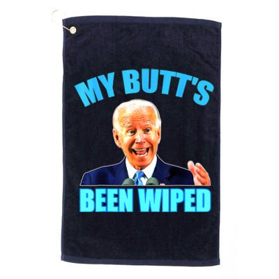 Biden Gaffe My Butts Been Wiped Anti Biden Platinum Collection Golf Towel