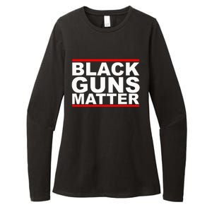 Black Guns Matter Gift For Gun Owner Womens CVC Long Sleeve Shirt